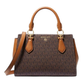 Michael Kors Marilyn Crossbody Bag Women's Small Brown Logo Print