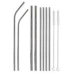 'This Is The Last Straw' Stainless Steel Straw Set