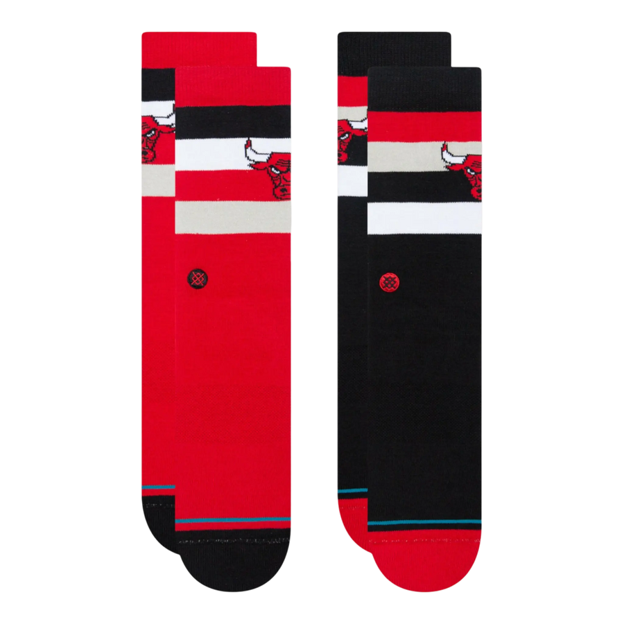 Stance Bulls ST Men 2-Pack Crew Socks Red/Black