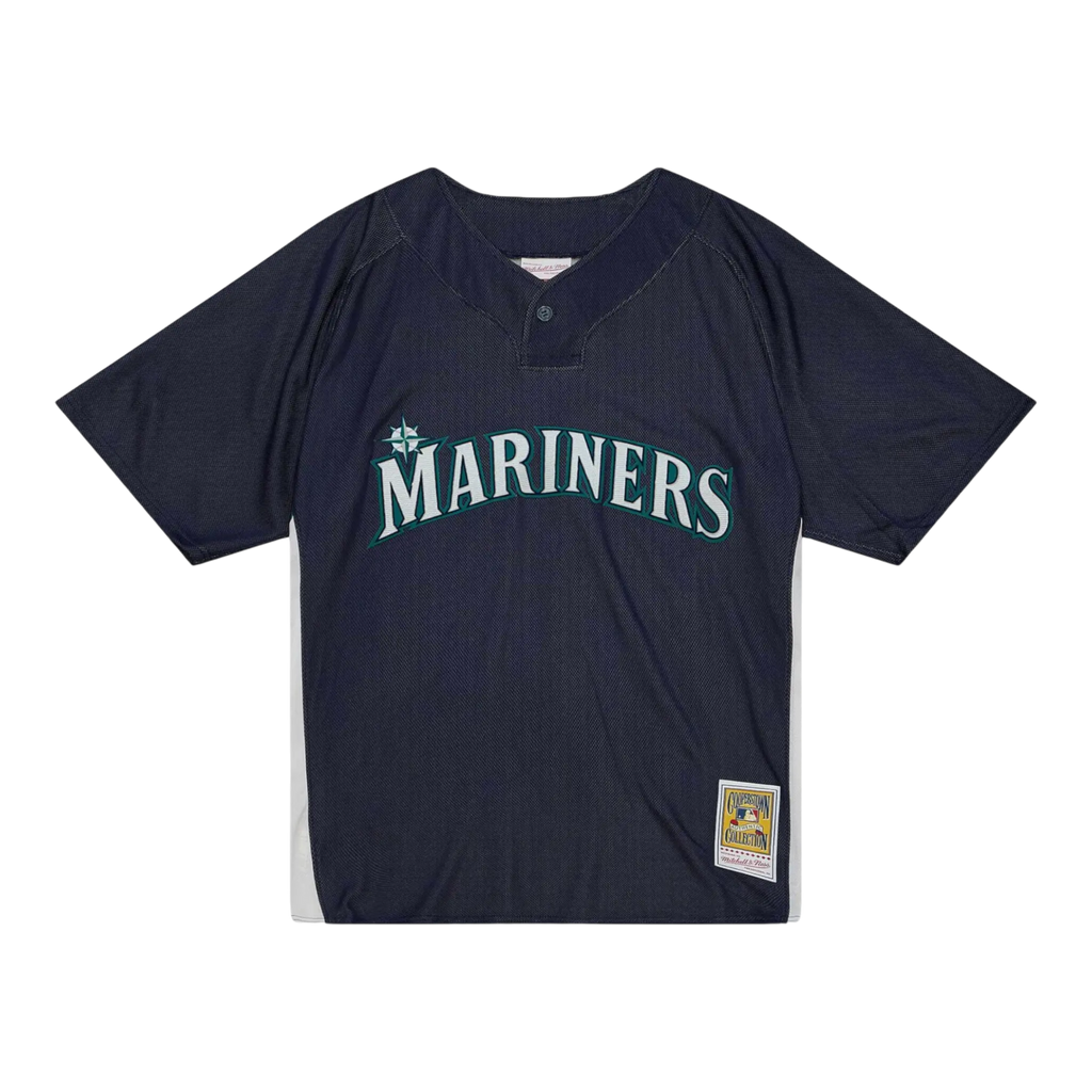 Mitchell & Ness Authentic Ken Griffey Jr Seattle Mariners 2010 Men Baseball Jersey Mariners Blue