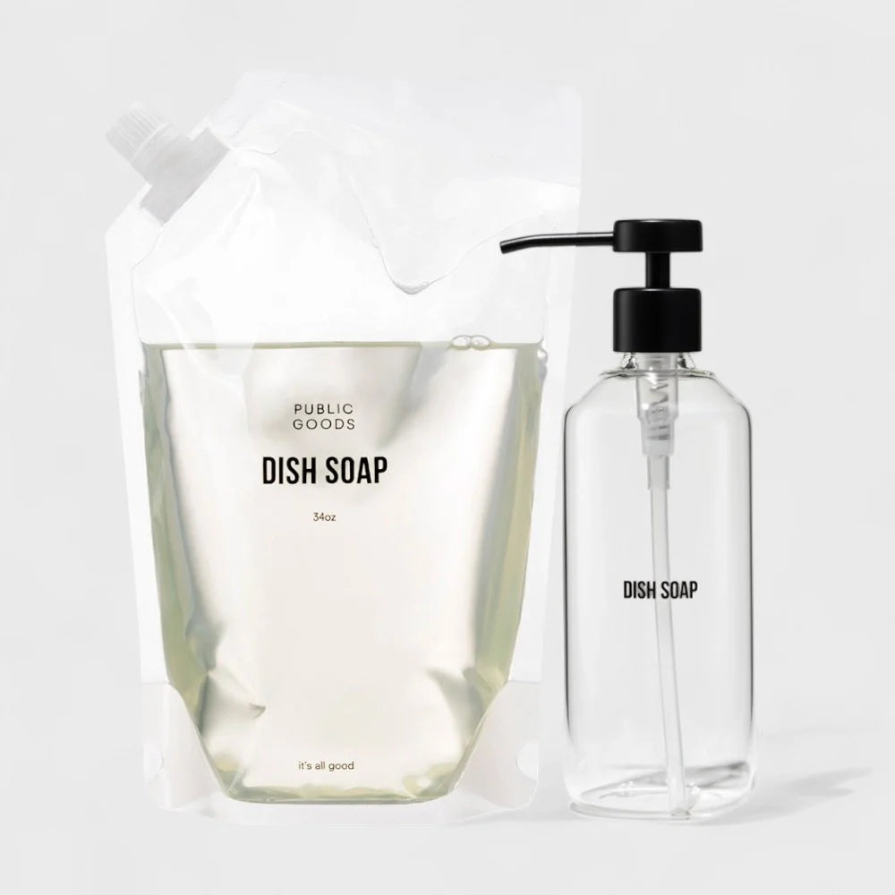 Glass Dish Soap Dispenser