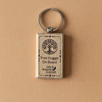 "Don't Forget Reusable Bags" Wooden Keychain - WONDERWALL