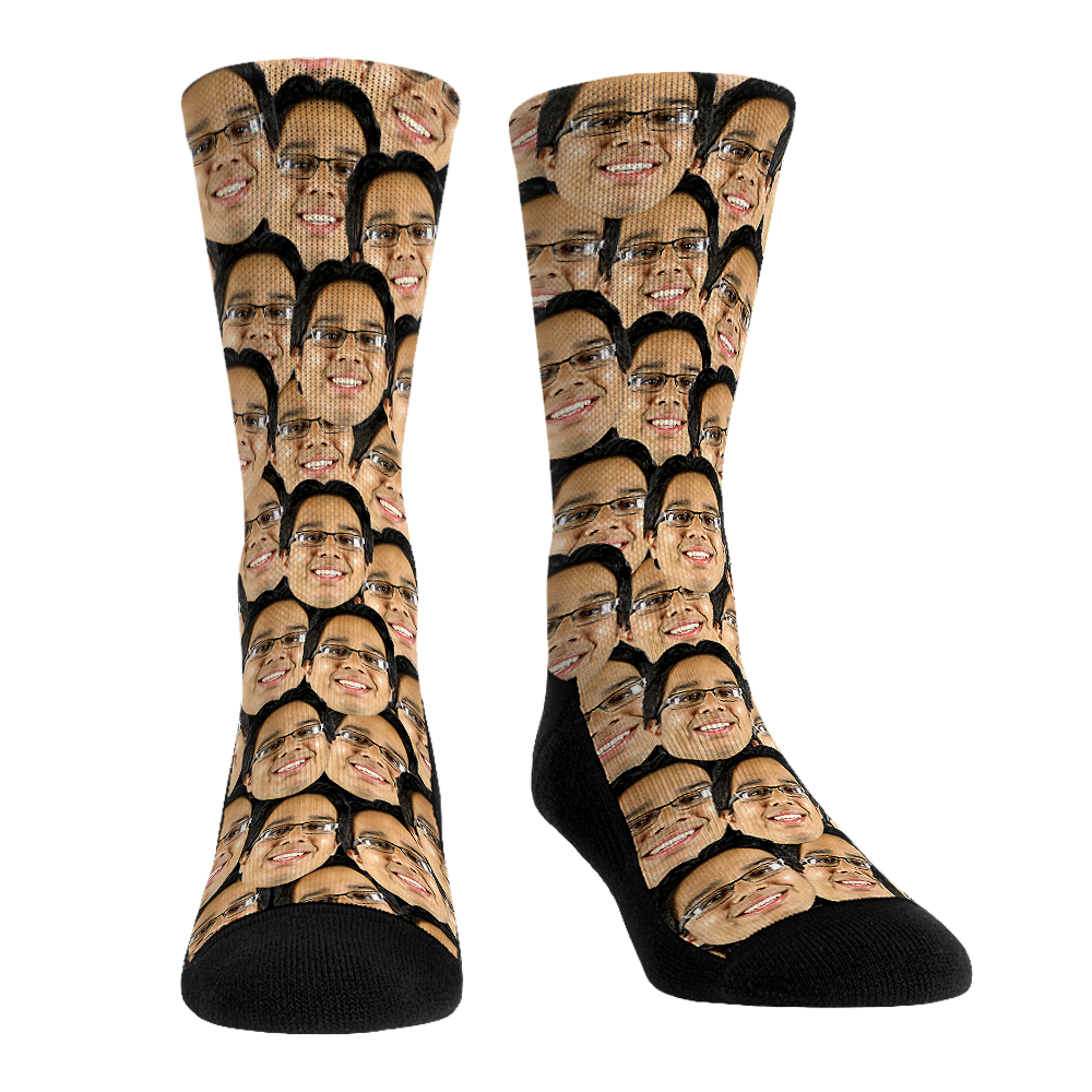 Amir Khan - All-Over Crew Socks
