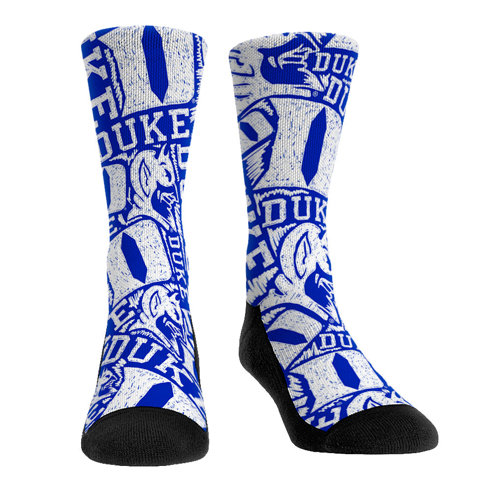 Duke Blue Devils - Logo Sketch Crew Socks