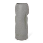WONDERWALL 'Une Collection' Stone Gray Flower Planter with Textured Cast Stone Finish - Tall