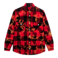 Anti Social Social Club Chromey Men Flannel Shirt Red/Black