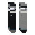Stance Nets ST Men 2-Pack Crew Socks Black/Grey