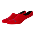 Stance Icon Classic No Show Socks Red