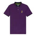 Psycho Bunny Dylan Gradient Kids Polo Shirt Vivid Violet