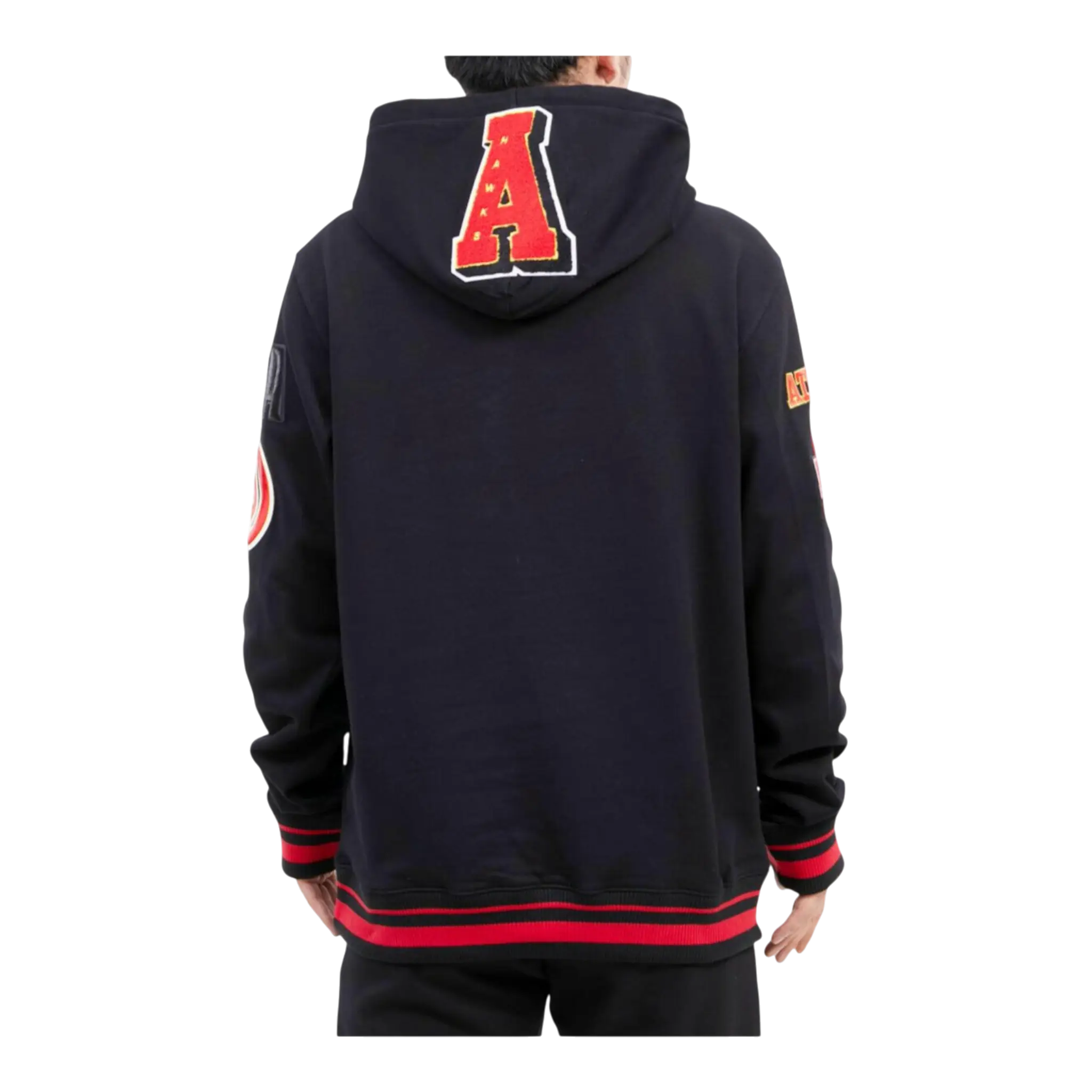 Pro Standard NBA Atlanta Hawks Mash Up Logo P/O Men Hoodie Black