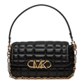 Michael Kors Parker Women Medium Shoulder Bag Black Leather