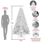 WONDERWALL ‘Noël DuBois’ 7 ft Artificial Christmas Tree – White