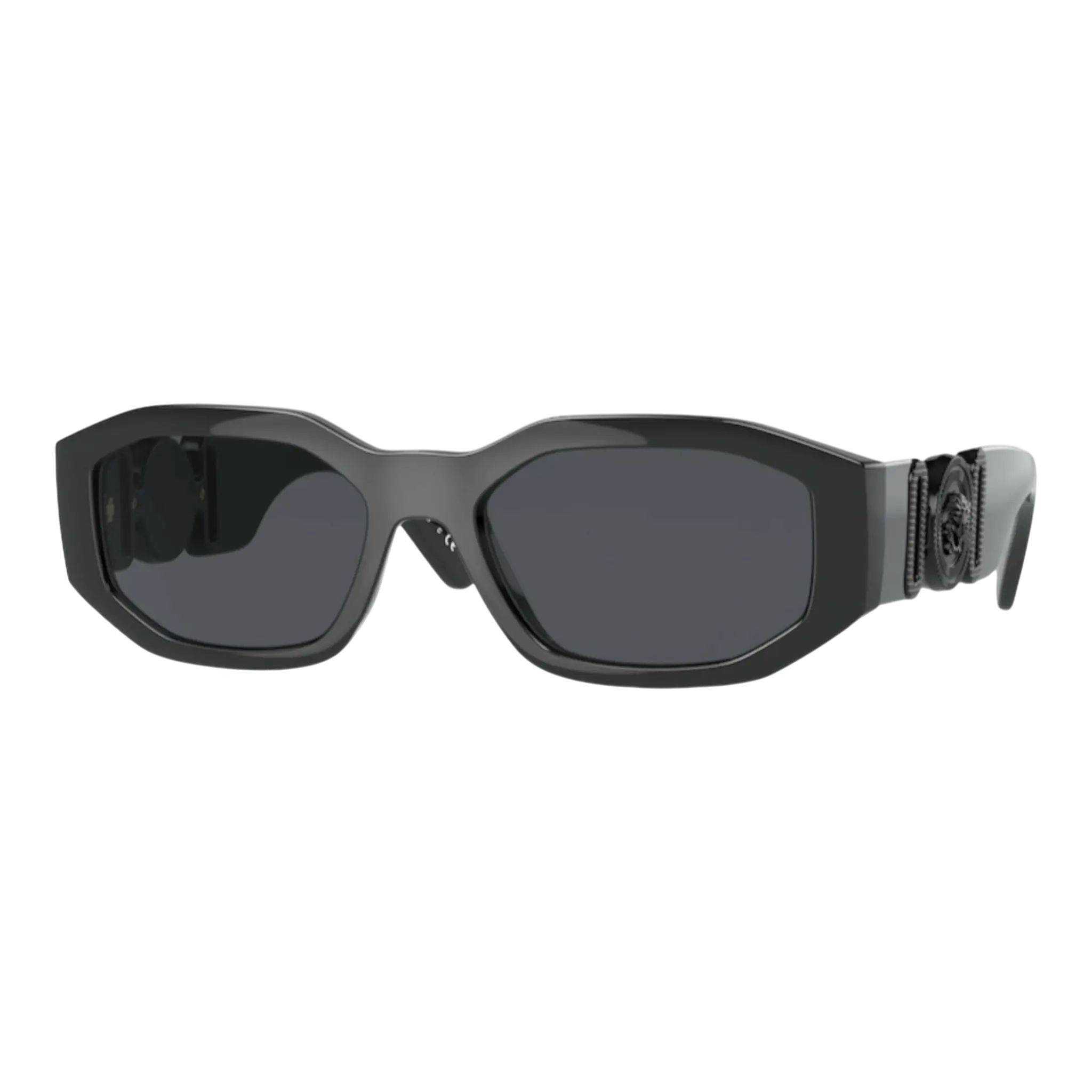 Versace Medusa Biggie Men Sunglasses Black/Dark Grey