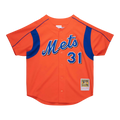Mitchell & Ness Authentic Mike Piazza New York Mets 2004 Men Baseball Jersey Orange