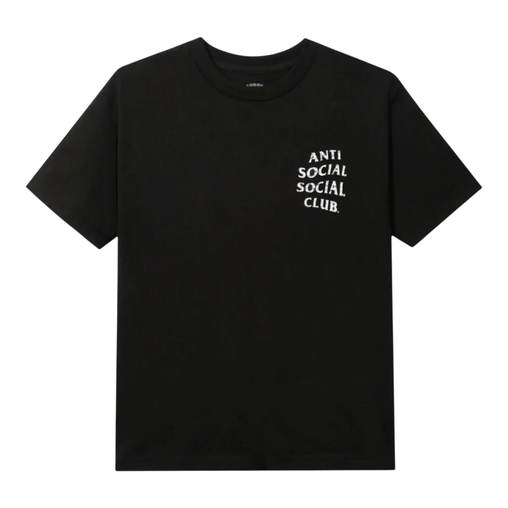 Anti Social Social Club ASSC x Case Study Flag Men T-Shirt Black