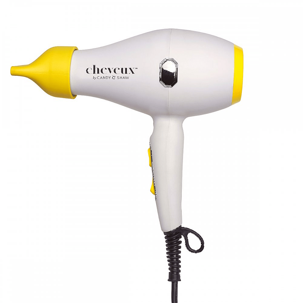 Hair Dryer - White + Yellow