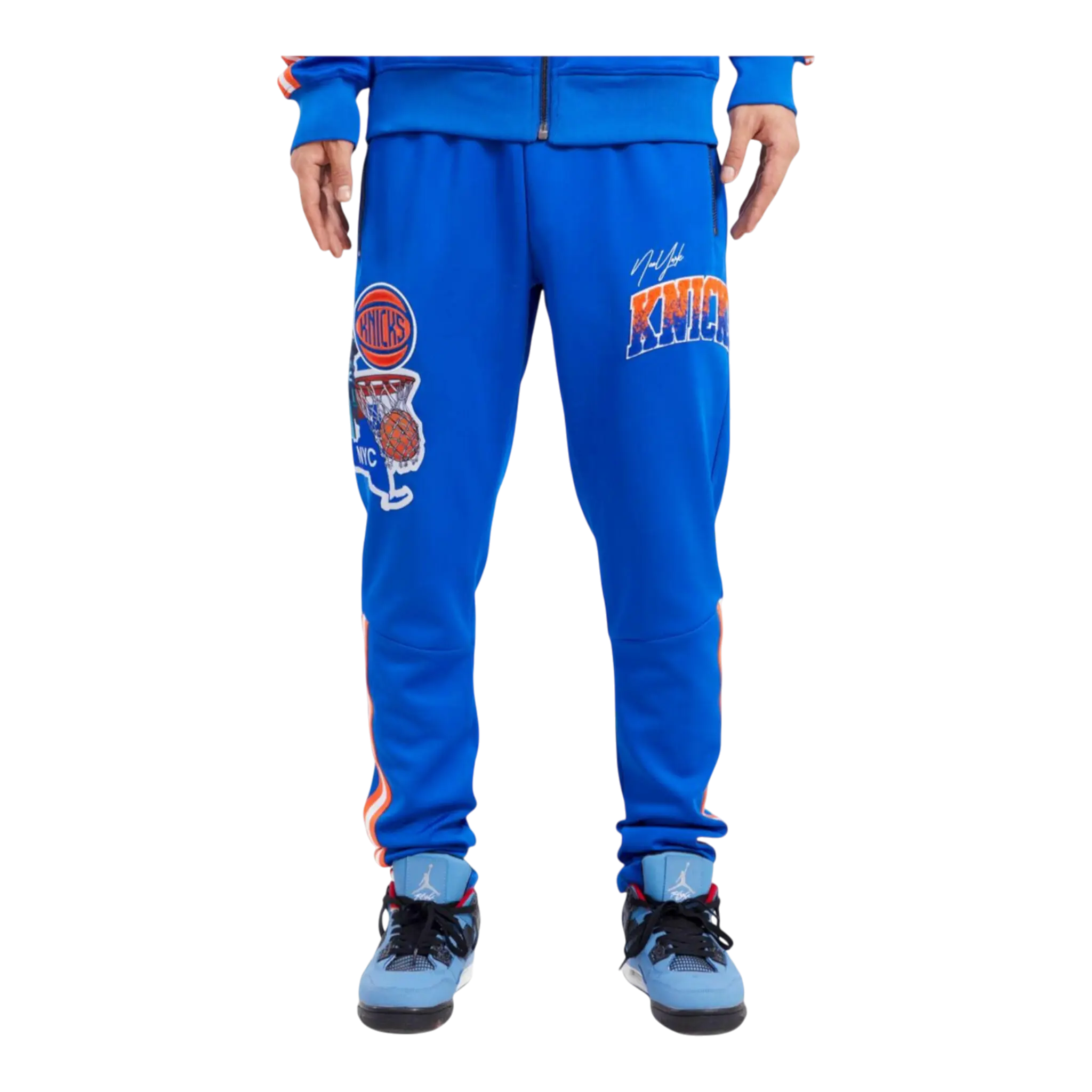 Pro Standard New York Knicks Home Town Men Track Pants Royal Blue