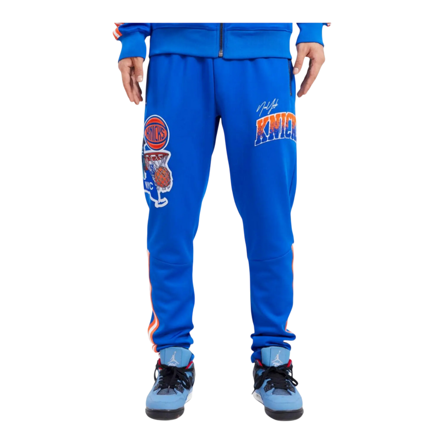 Pro Standard New York Knicks Home Town Men Track Pants Royal Blue