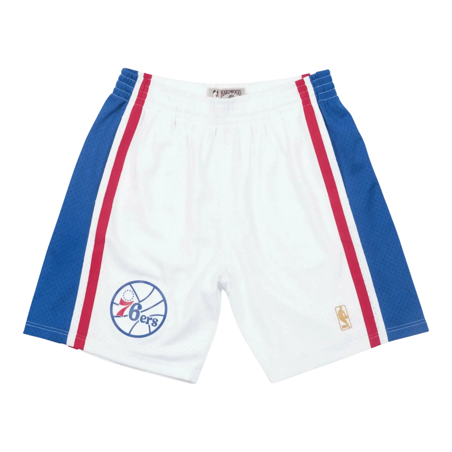 Mitchell & Ness NBA Swingman Philadelphia 76ers Home 1996-97 Men Shorts White