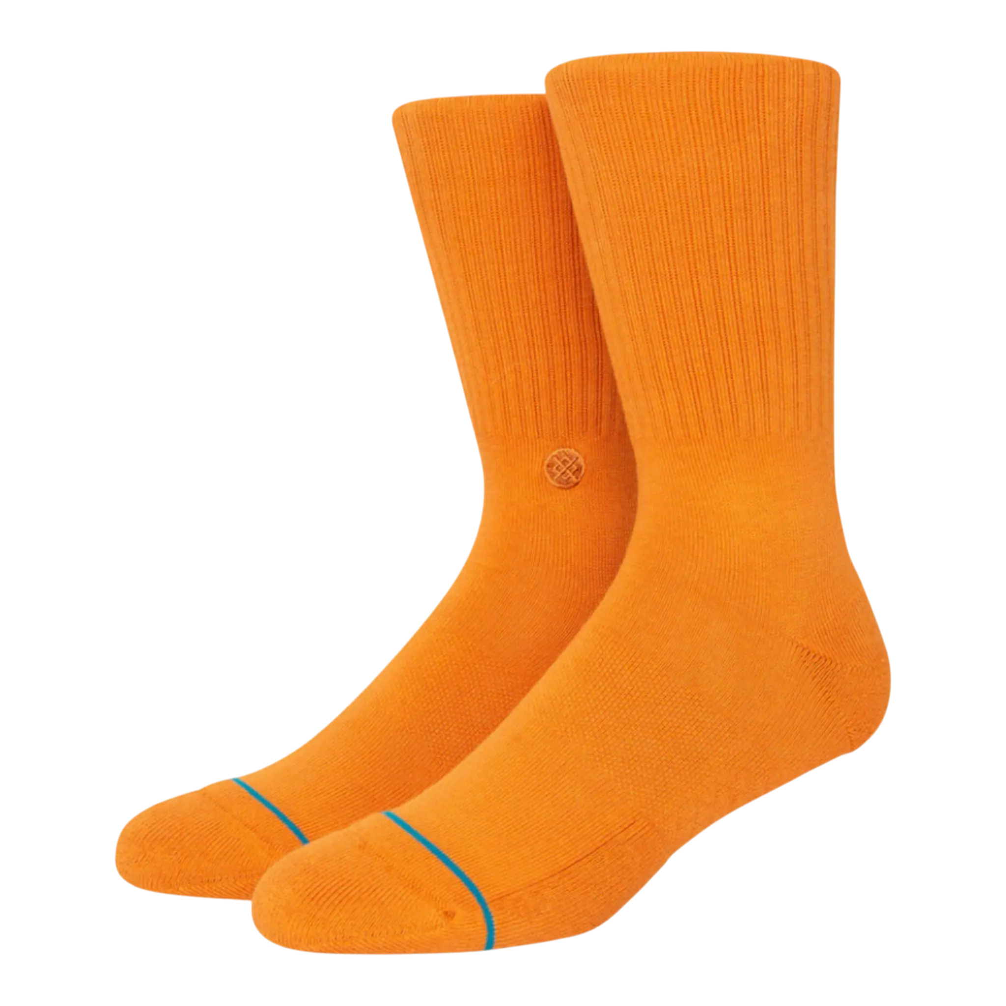 Stance Icon Classic Crew Men Crew Socks Rust/Orange