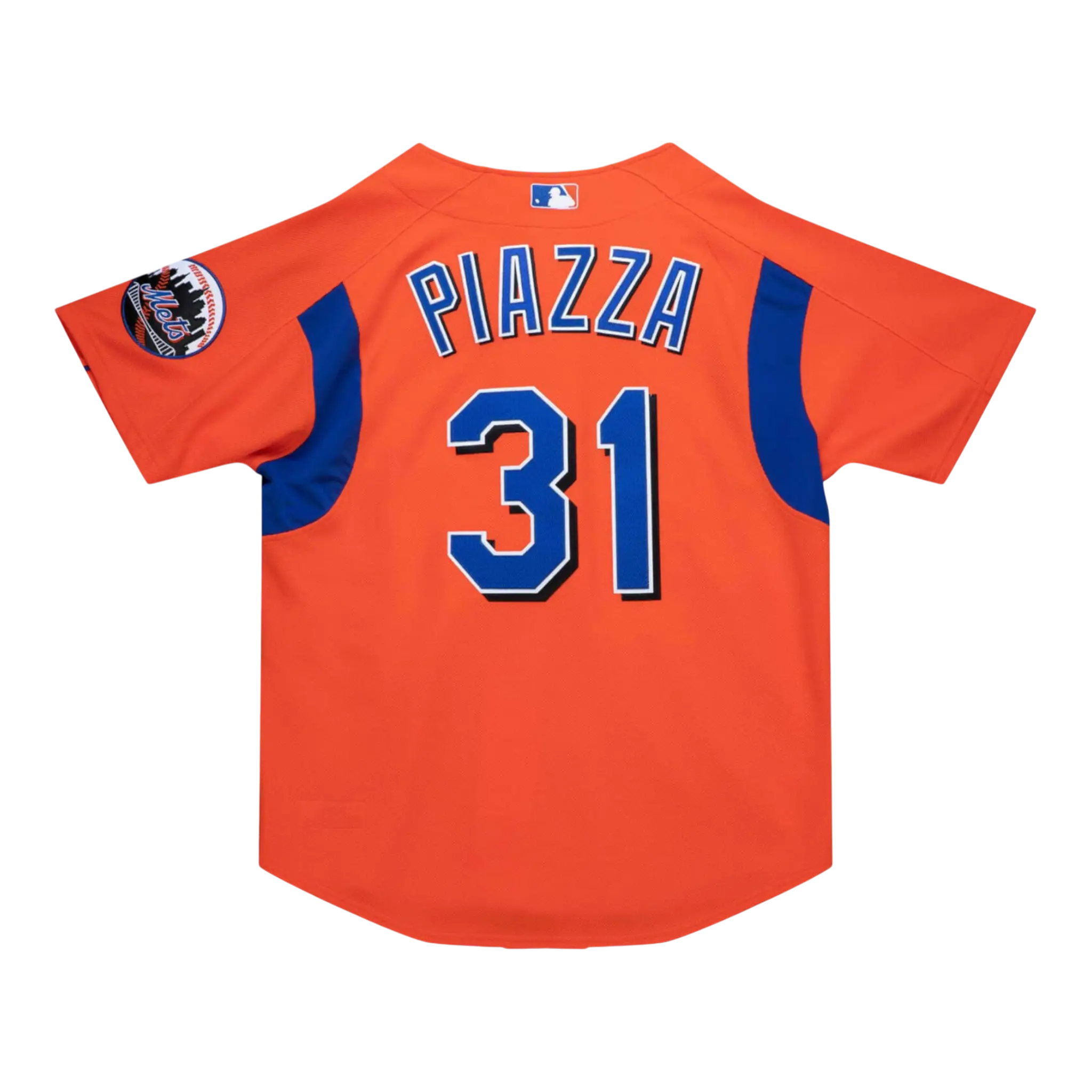 Mitchell & Ness Authentic Mike Piazza New York Mets 2004 Men Baseball Jersey Orange