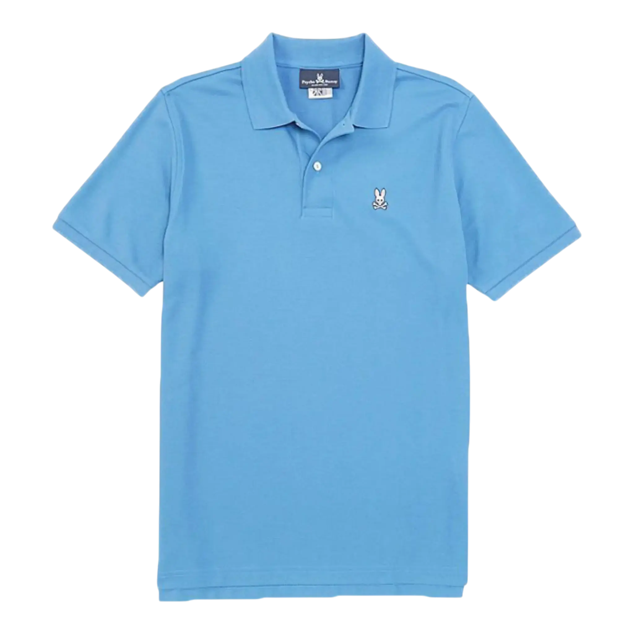 Psycho Bunny Classic Men Big and Tall Polo Shirt Columbia Blue