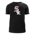 New Era MLB Chicago White Sox Team Drip World Series Men T-Shirt Black/Pink