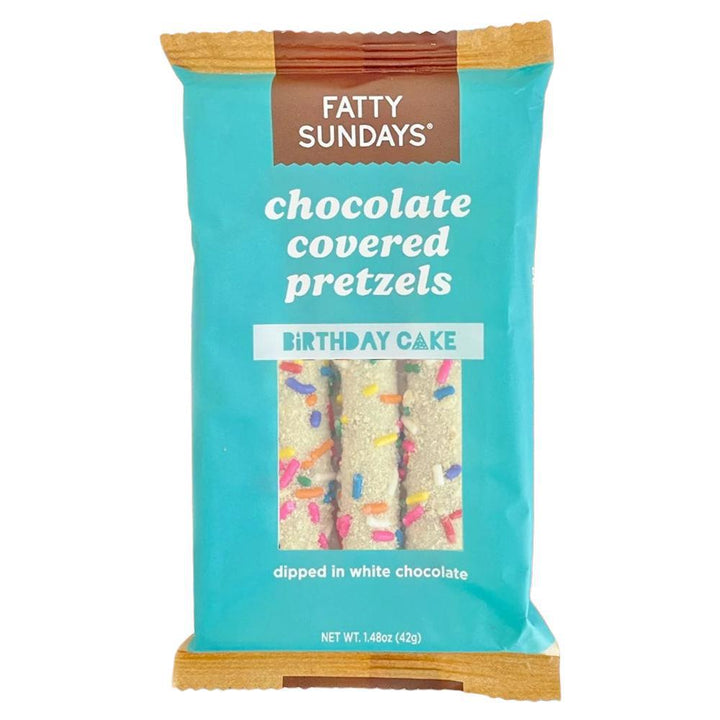 'Birthday Cake' Chocolate Covered Pretzels (42G)