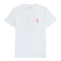 Psycho Bunny Chicago Back Graphic Men Tee Shirt White/Pink