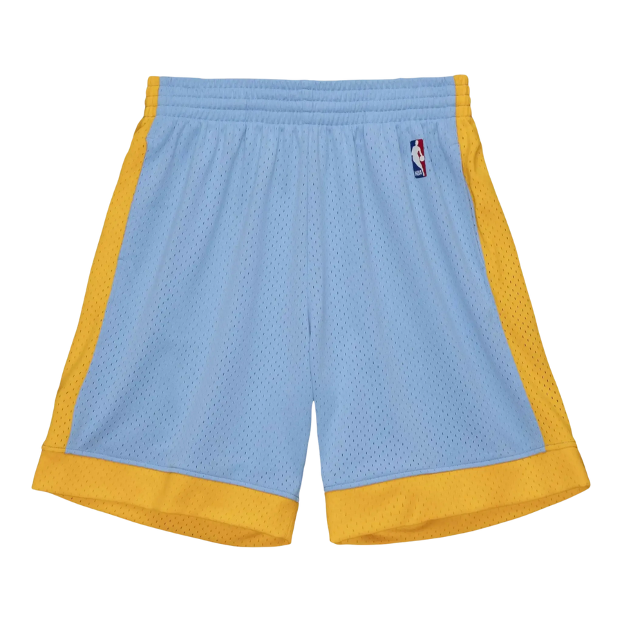 Mitchell & Ness Los Angeles Lakers 2001-02 Men Shorts Light Blue