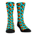 Florida Fresh Oranges Pattern Crew Socks