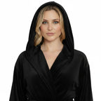 Women’s Plush Hooded Robe - Spa-Worthy Comfort at Home
