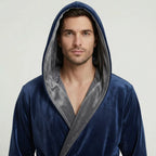 Men’s Robe with Hood – Ultra-Soft Plush Comfort for Everyday Use