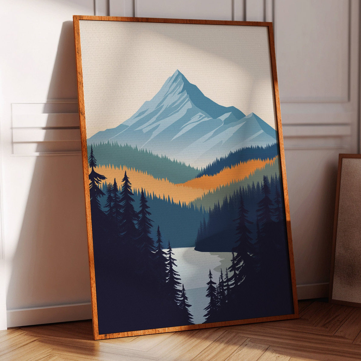 WONDERWALL ‘L’Atelier Fun Collection’ Serene Peaks - Modern Mountain Landscape Print