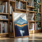 WONDERWALL ‘L’Atelier Fun Collection’ Serene Peaks - Modern Mountain Landscape Print
