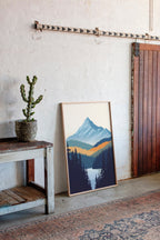 WONDERWALL ‘L’Atelier Fun Collection’ Serene Peaks - Modern Mountain Landscape Print