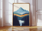 WONDERWALL ‘L’Atelier Fun Collection’ Serene Peaks - Modern Mountain Landscape Print