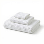 GEOMETRY Cloud Waffle Bath Towel & Washcloth