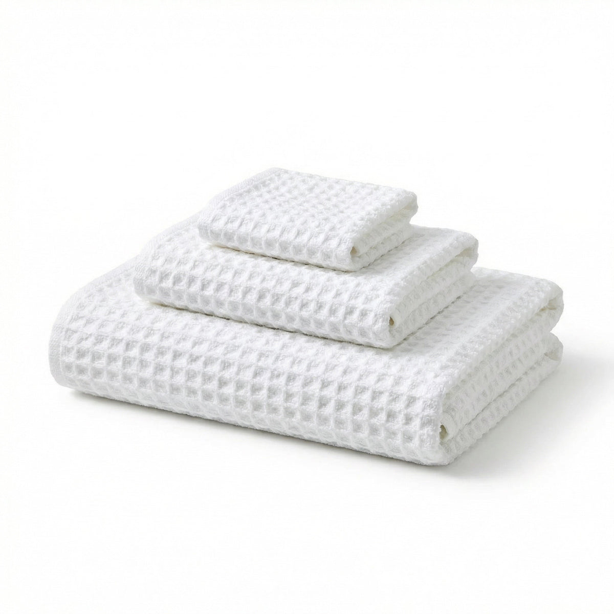 GEOMETRY Cloud Waffle Bath Towel & Washcloth