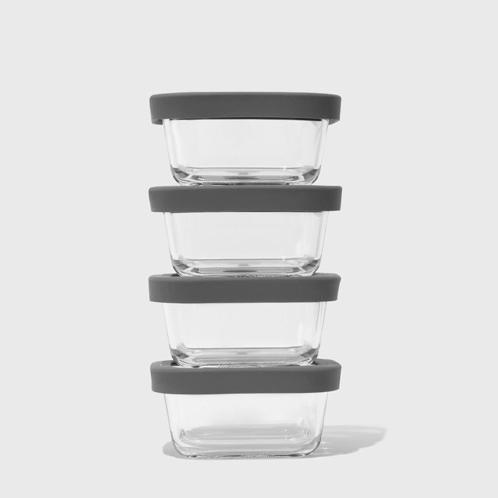 Square Glass Food Storage Containers