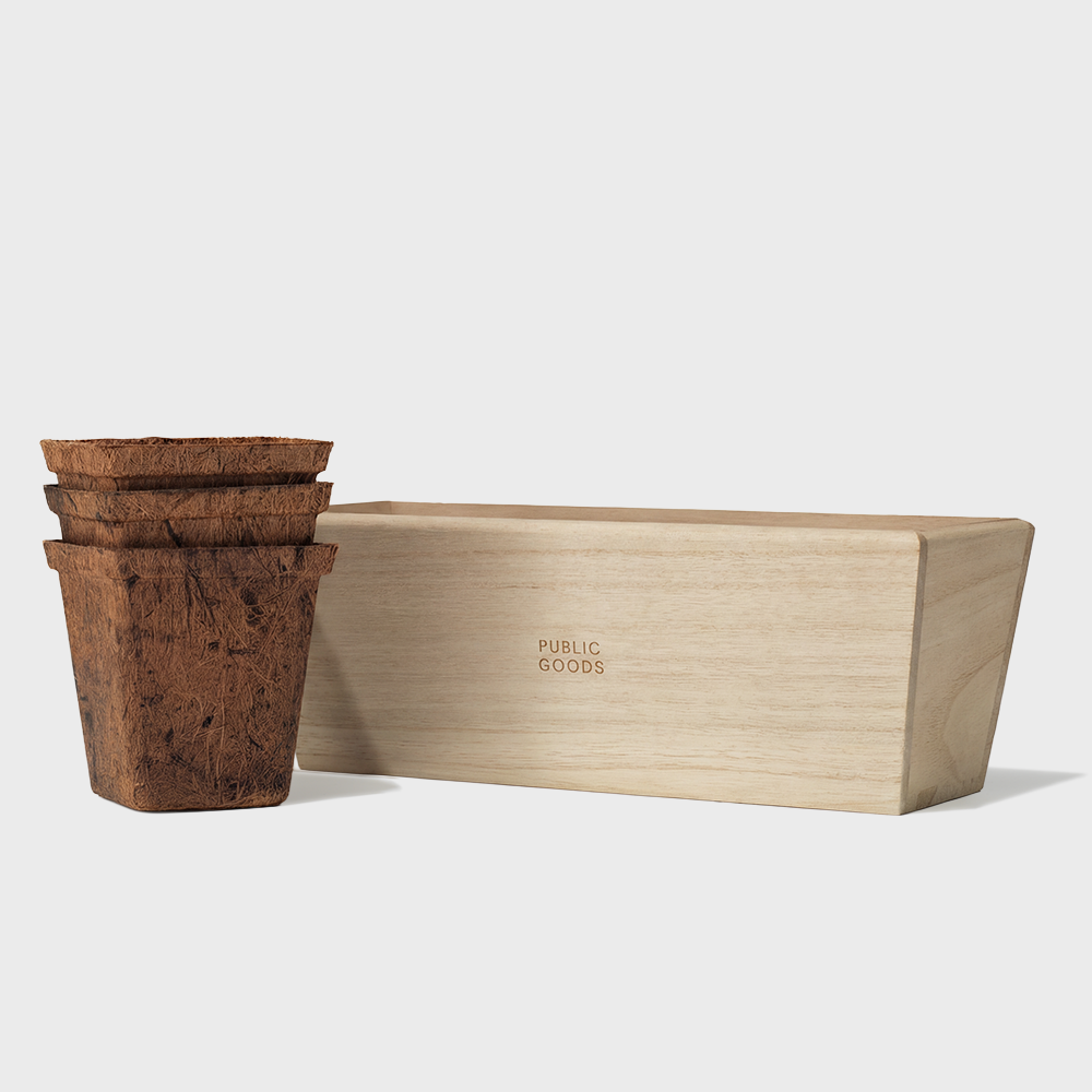 Wooden Herb Planter