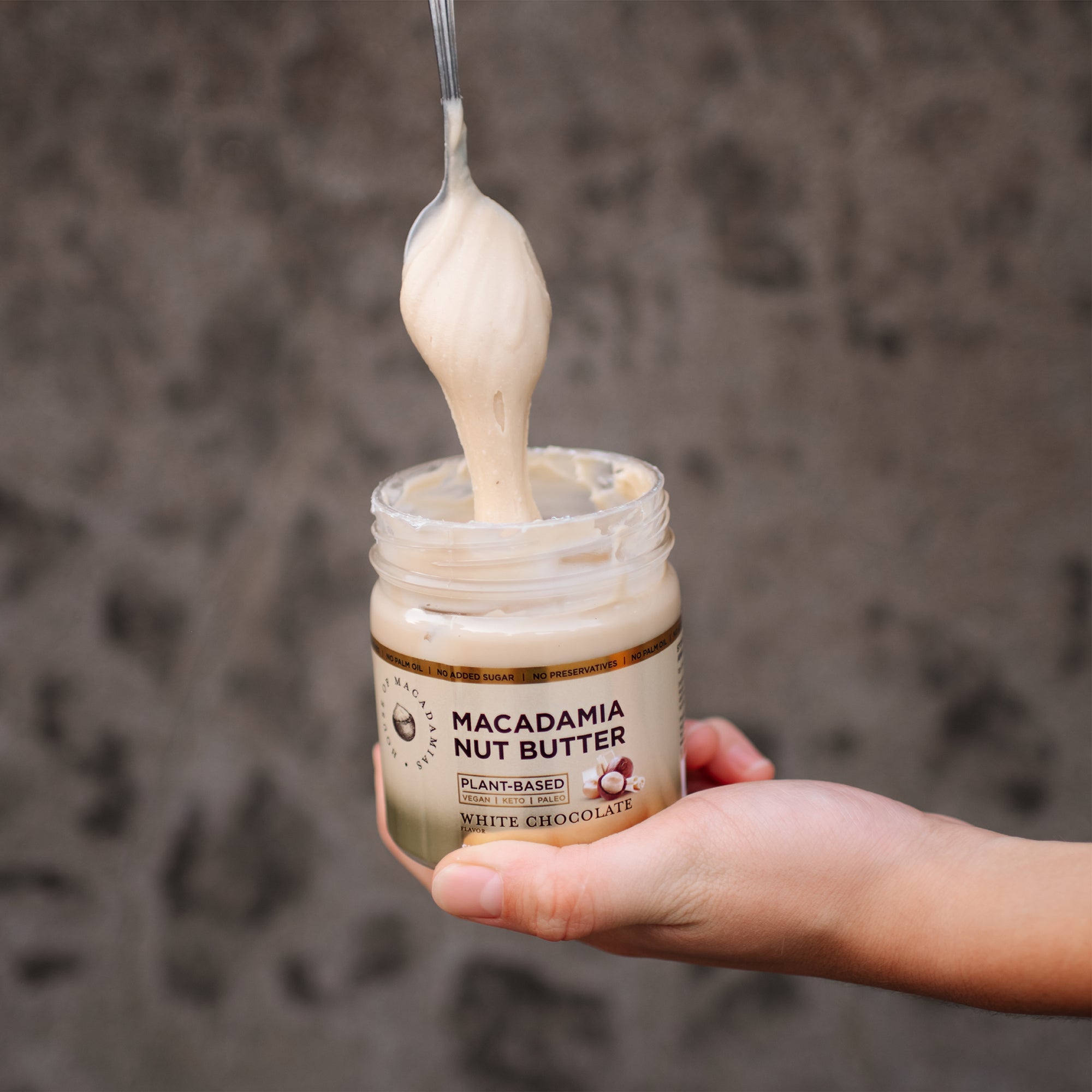 Macadamia Nut Butter White Chocolate Flavor (1 Flavor, 1 Jar)