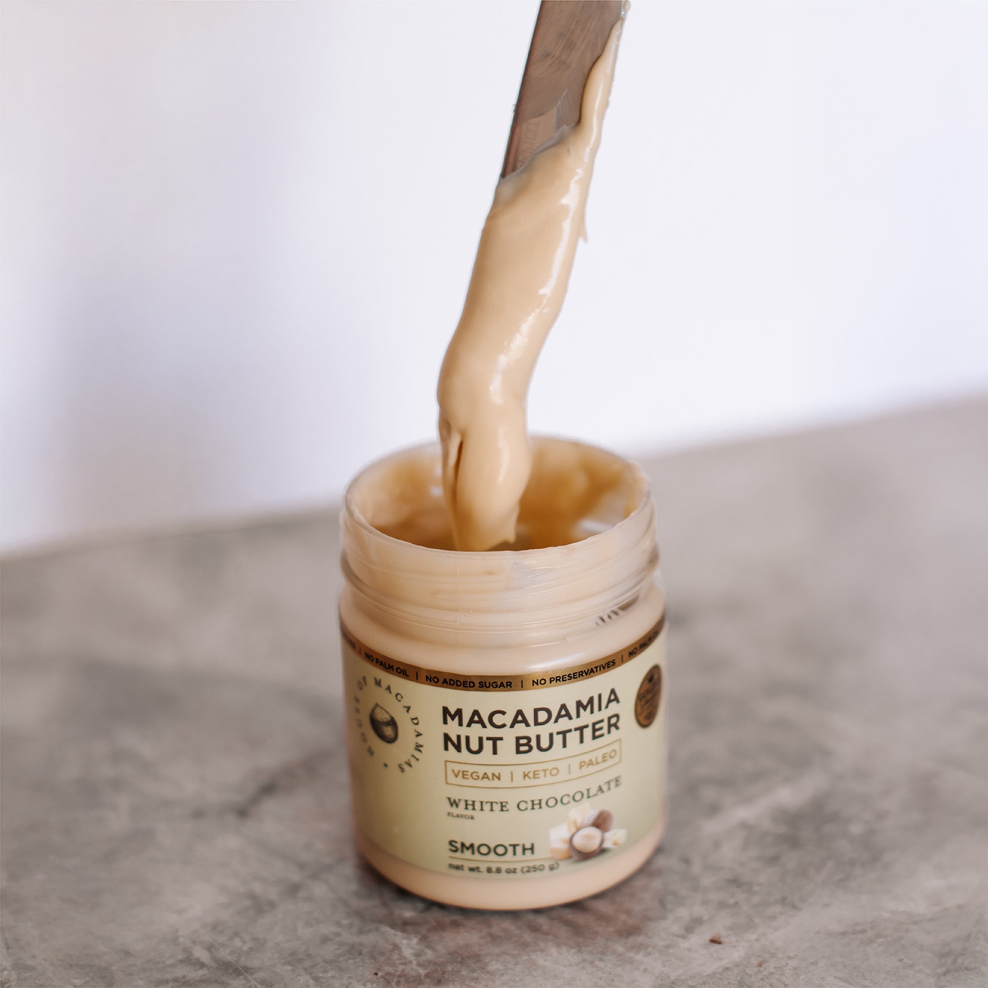 Macadamia Nut Butter White Chocolate Flavor (1 Flavor, 1 Jar)