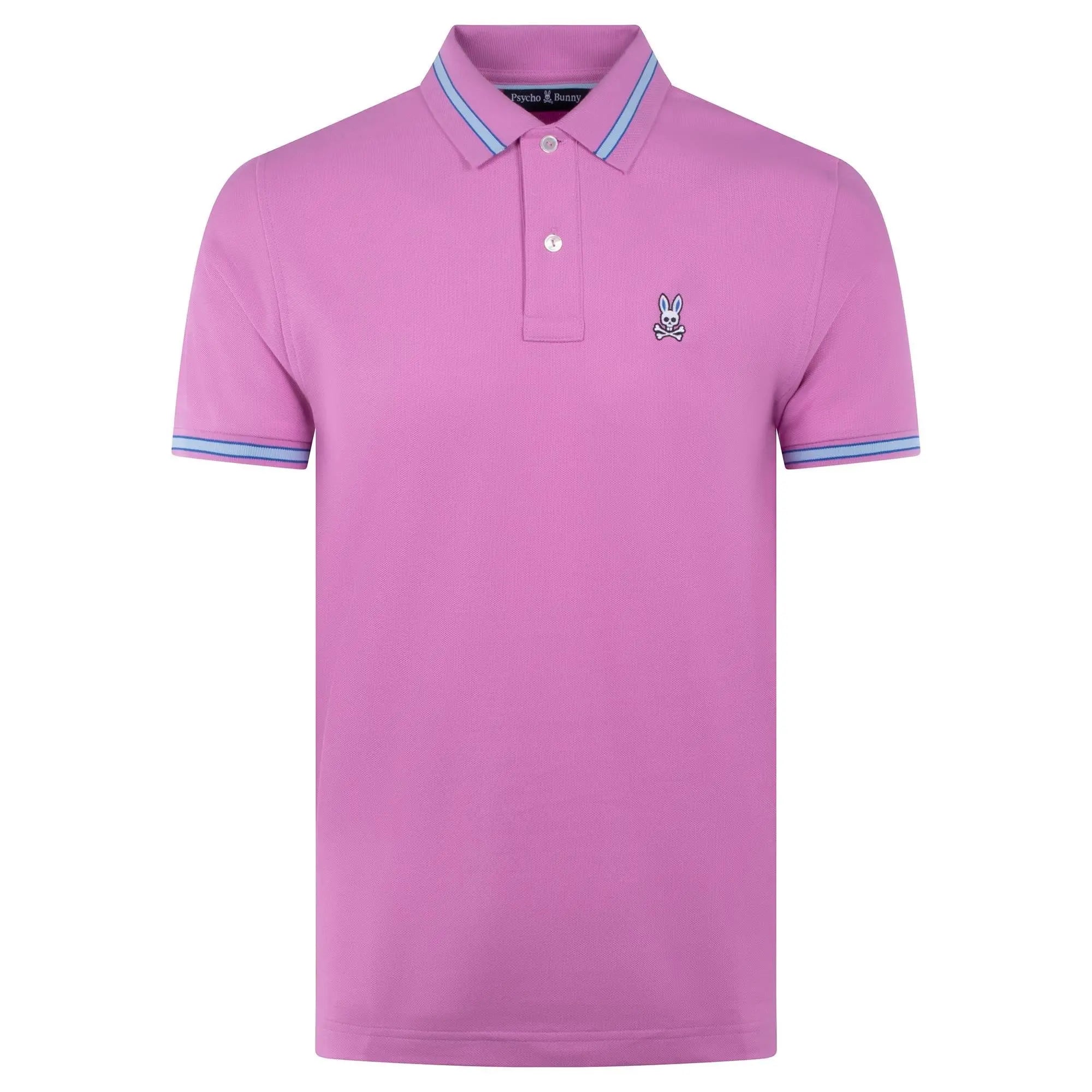 Psycho Bunny Irving Pique Polo Men’s Shirt – Violet