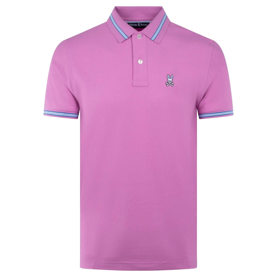 Psycho Bunny Irving Pique Polo Men’s Shirt – Violet