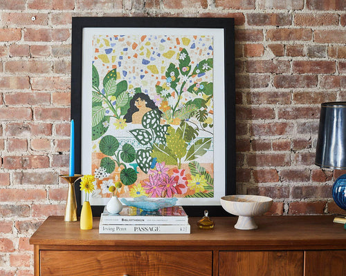 'Bathing With Flowers' Jigsaw Puzzle (800PC)