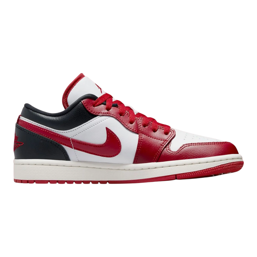 Jordan 1 Low Women Sneakers White Gym Red Black Sail