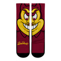 Arizona State Sun Devils - Sparky Mascot Crew Socks