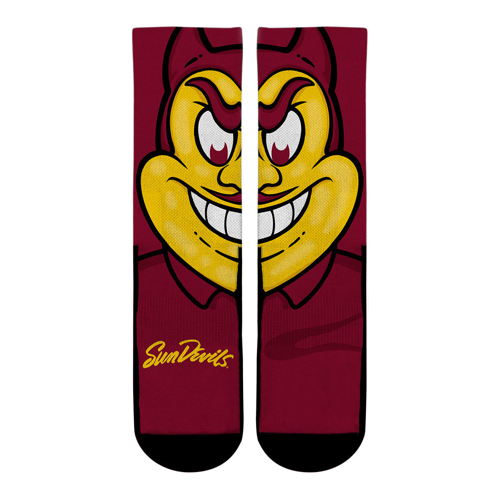Arizona State Sun Devils - Sparky Mascot Crew Socks