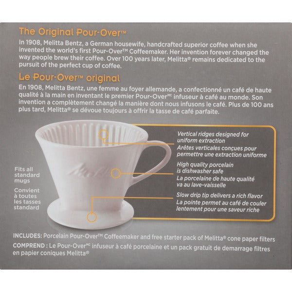 Pour Over Cup Porcelain Coffee Brewing Cone